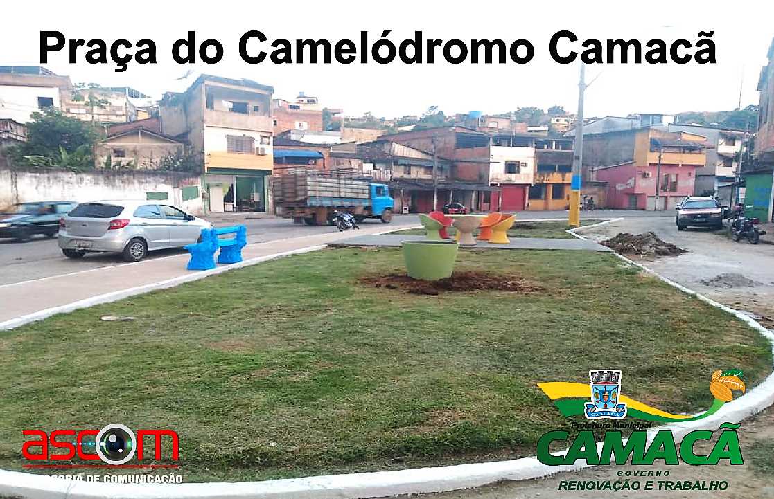 Prefeitura realiza decorações nas Pracinhas para ambiente de lazer